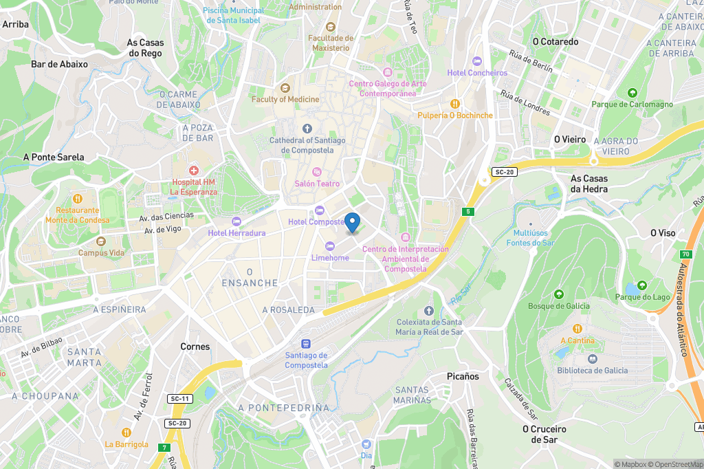 Academia Iria Flavia - Open Street Map