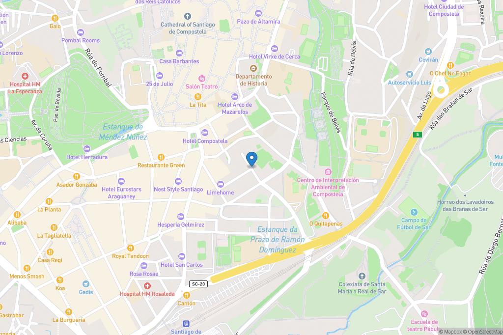 Academia Iria Flavia - Open Street Map
